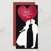 ハッピーバレンタインデーカップル シーズンカード (正面/裏面)