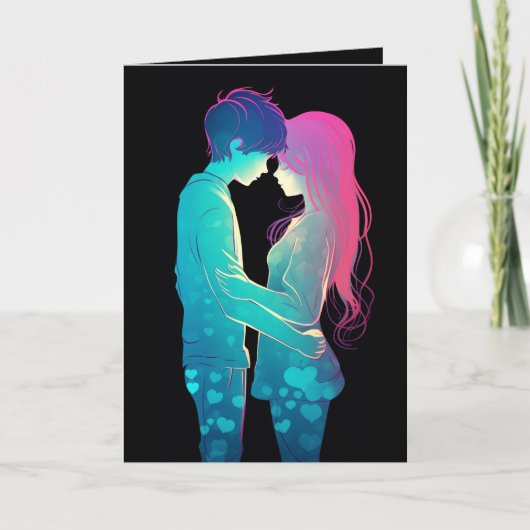 ハッピーバレンタインデーカップル シーズンカード (正面)