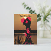 ハッピーバレンタインデーカップル シーズンポストカード (スタンド正面)