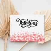 ハッピーバレンタインデーカードテンプレート サンキューカード