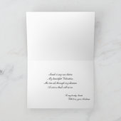 ハッピーバレンタインデーカードハート及び弓赤の点 シーズンカード (内部)