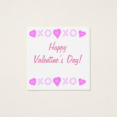 ハッピーバレンタインデーカード (裏面)