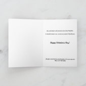 ハッピーバレンタインデーカード カード (内部)