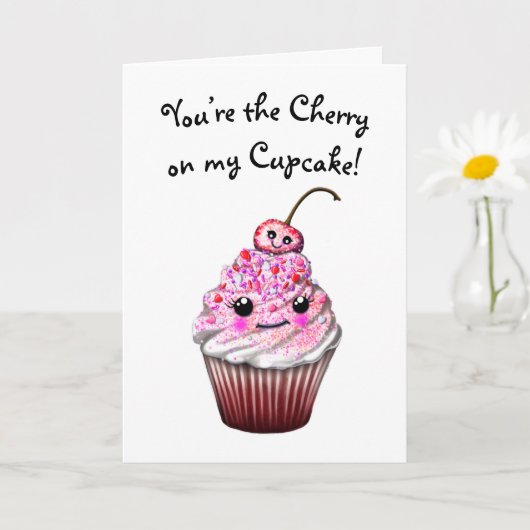 ハッピーバレンタインデーカード カード (小さな植物)