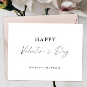 ハッピーバレンタインデーカード サンキューカード