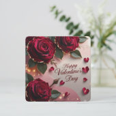 ハッピーバレンタインデーカード シーズンカード (スタンド正面)