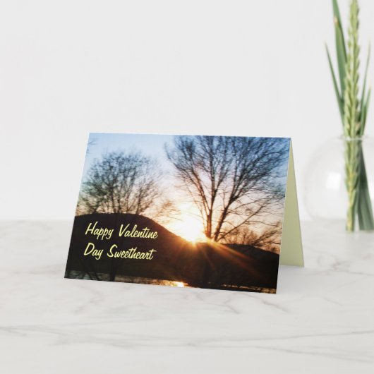 ハッピーバレンタインデーカード シーズンカード (正面)