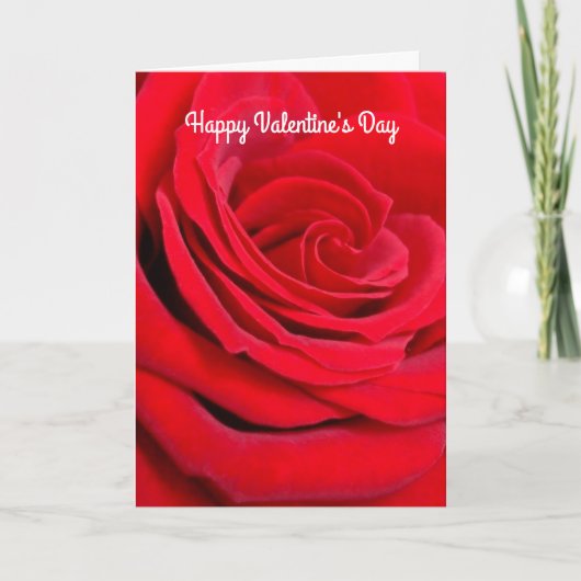 ハッピーバレンタインデーカード シーズンカード (正面)