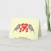 ハッピーバレンタインデーカード シーズンカード (裏面)