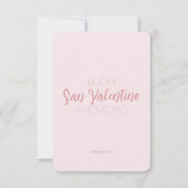 ハッピーバレンタインデーカード（ピンク） イタリアン - カード (正面)