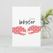 ハッピーバレンタインデーカード|私のロブスターです! シーズンカード (スタンド正面)