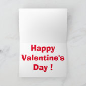 ハッピーバレンタインデーキスをする魚 シーズンカード (内部)