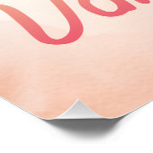 ハッピーバレンタインデーキットンピーチバラ ポスター (コーナー)