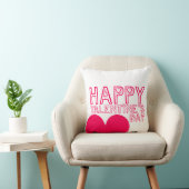 ハッピーバレンタインデーキュイモダンスクエアピロー クッション (椅子)