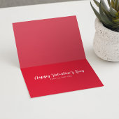 ハッピーバレンタインデーキュートおもしろいシンプルアボカド カード