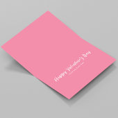 ハッピーバレンタインデーキュートおもしろいシンプルアボカド カード