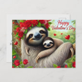 ハッピーバレンタインデーキュートナース ポストカード (正面/裏面)