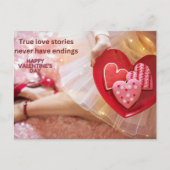 ハッピーバレンタインデーギフトカード シーズンポストカード (正面)