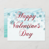 ハッピーバレンタインデーギフトフラットカード2024 シーズンカード (正面/裏面)