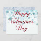 ハッピーバレンタインデーギフト招待カード2024 招待状 (正面/裏面)