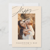 ハッピーバレンタインデークリームバレンタインカード シーズンカード (正面)