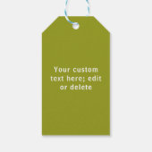 ハッピーバレンタインデーグシンプルリーンハート愛 ギフトタグ (裏面)