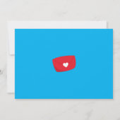 ハッピーバレンタインデーグランドパフォトサファリ 招待状 (裏面)