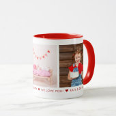 ハッピーバレンタインデーグランパ3フォトカスタム マグカップ (正面右)