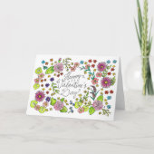 ハッピーバレンタインデーグリーティングカードバイニコールジャネス カード (正面)