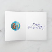 ハッピーバレンタインデーグリーティングカード(キャプテンキャット付き) シーズンカード (内部)