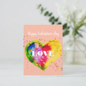 ハッピーバレンタインデーゲイカップルLGBT シーズンカード (スタンド正面)