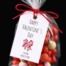 ハッピーバレンタインデーコケット弓ハートパターン