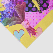 ハッピーバレンタインデーコラージュティッシュペーパー 薄葉紙 (詳細)