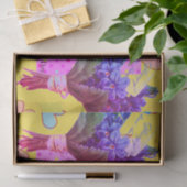 ハッピーバレンタインデーコラージュティッシュペーパー 薄葉紙 (ギフト)