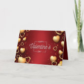 ハッピーバレンタインデーゴールデンハートレッド シーズンカード (正面)
