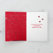 ハッピーバレンタインデーゴールデンレトリバー カード (内部)