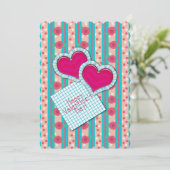 ハッピーバレンタインデーサテンハートヴィンテージコテージ (スタンド正面)