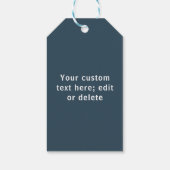 ハッピーバレンタインデーシンプルハートラブギフトラベル ギフトタグ (裏面)