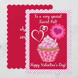 ハッピーバレンタインデーシークレットパルカップケーキ