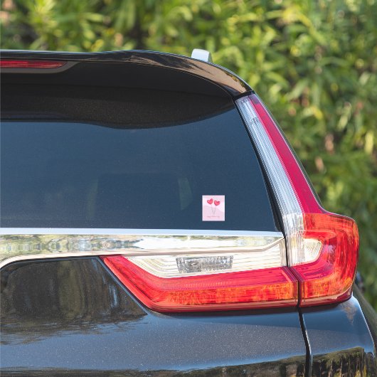 ハッピーバレンタインデースウィートキャンディハート棒つきキャンデー シール (車体側面)