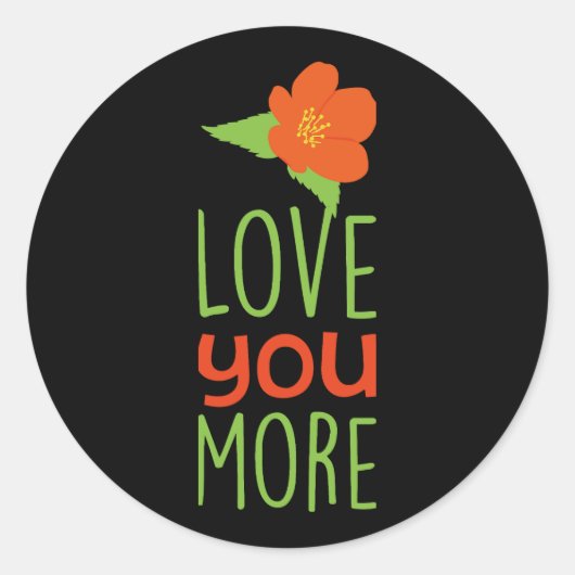 ハッピーバレンタインデースエレガントクリプトハート文字 ラウンドシール (正面)