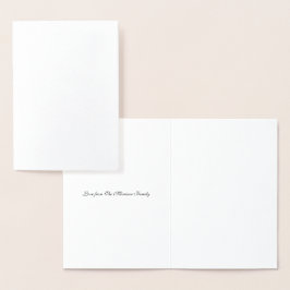 ハッピーバレンタインデースカスタムクリプト水玉模様 箔カード