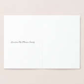 ハッピーバレンタインデースカスタムクリプト水玉模様 箔カード (内部)