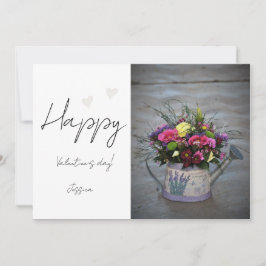 ハッピーバレンタインデースモダンクリプト写真 シーズンカード