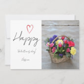 ハッピーバレンタインデースモダンクリプト写真 シーズンカード (正面)