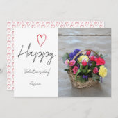 ハッピーバレンタインデースモダンクリプト写真 シーズンカード (正面/裏面)