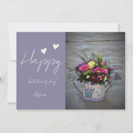ハッピーバレンタインデースモダンクリプト写真 シーズンカード