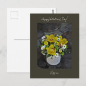 ハッピーバレンタインデースモダンクリプト写真 ポストカード (正面/裏面)