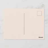 ハッピーバレンタインデースモダンクリプト写真 ポストカード (裏面)