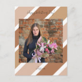 ハッピーバレンタインデースモダンクリプト写真 ポストカード (正面)